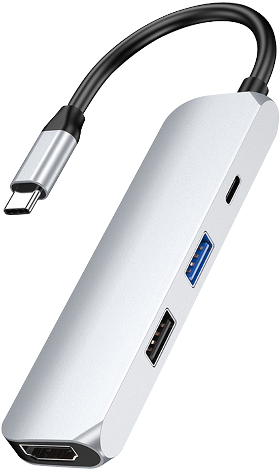 

USB-концентратор GSMIN B44 Silver, B44