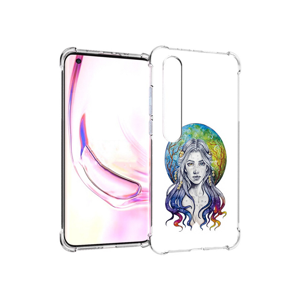 

Чехол MyPads Tocco для Xiaomi Mi 10 Pro девушка с красивыми волосами (PT144585.295.313), Прозрачный, Tocco