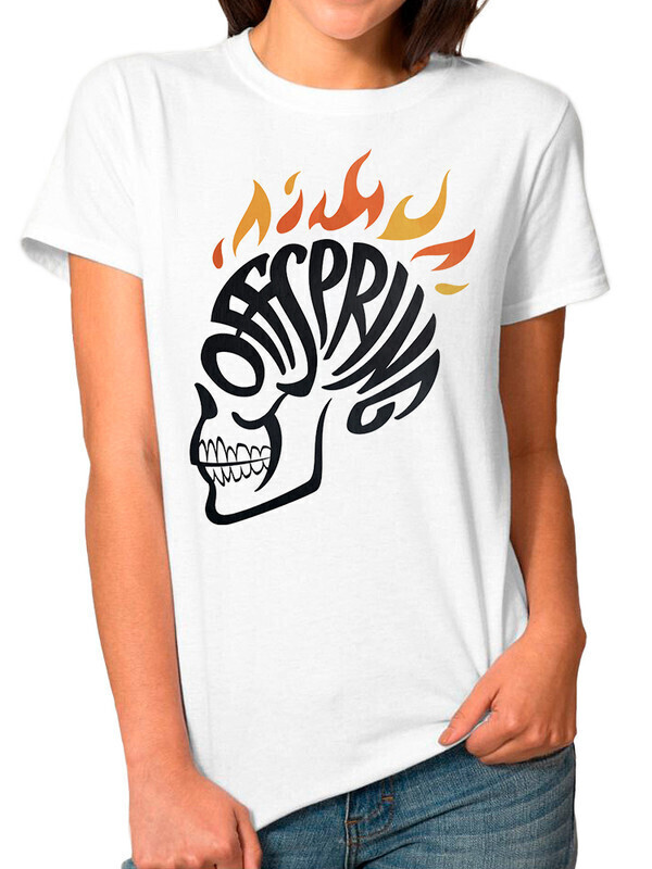 

Футболка женская Dream Shirts Offspring Женская 10009081 белая XL, Offspring Женская 10009081