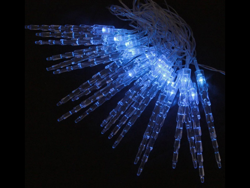Световая гирлянда новогодняя Волшебная страна Сосульки LED-I-20-3-B 3 м голубой
