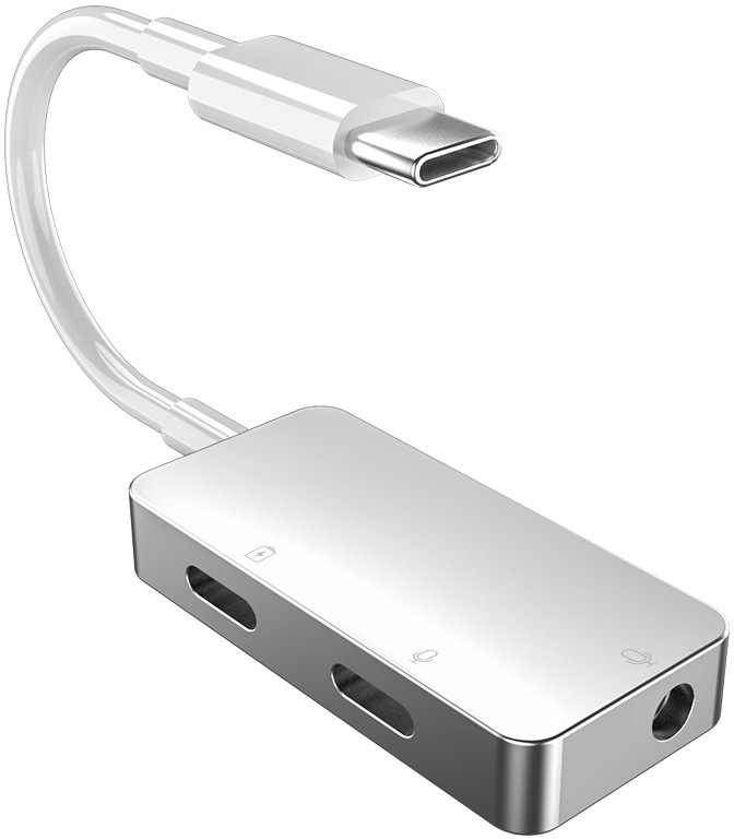 

USB-хаб GSMIN BL-26 Silver, BL-26