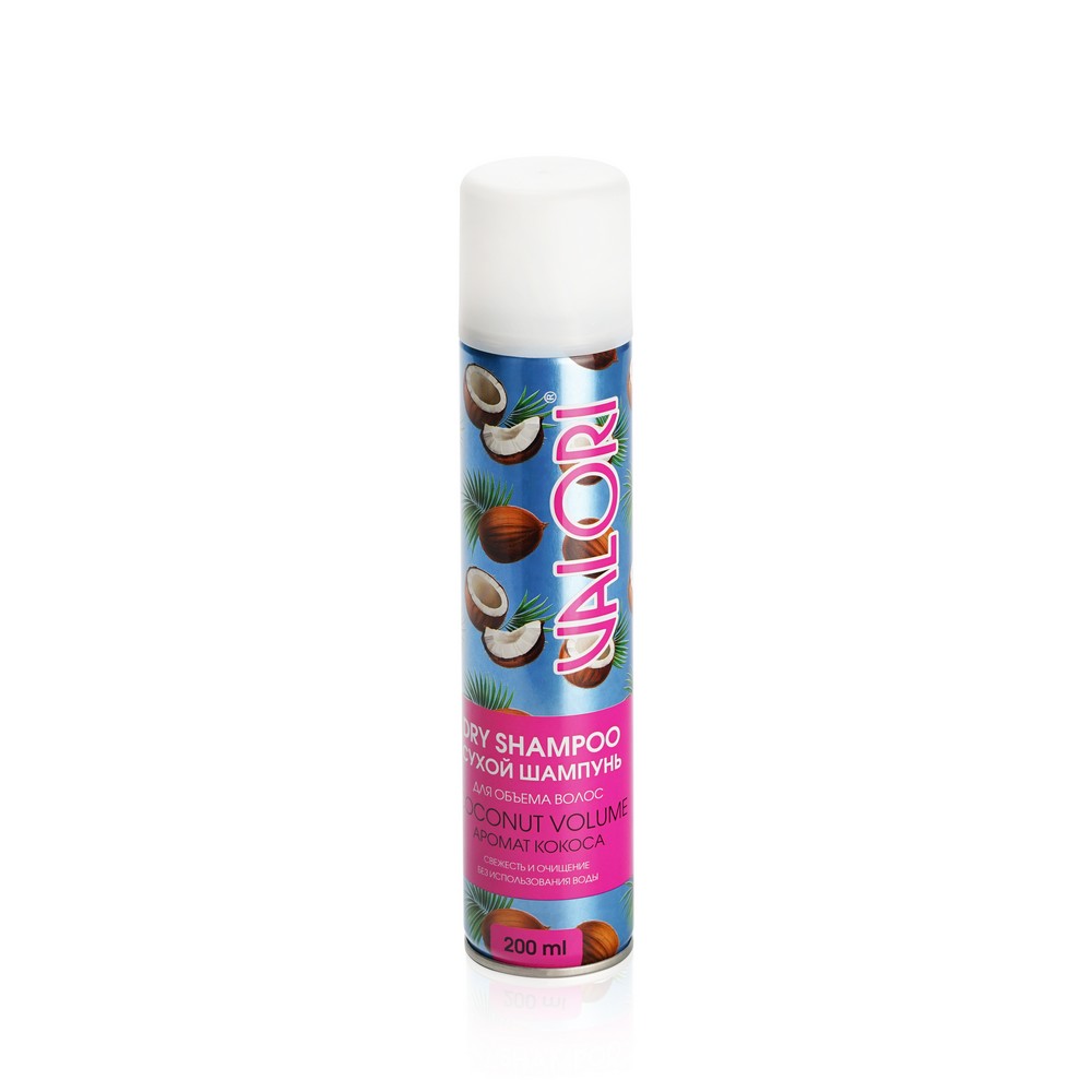 Шампунь для волос Valori Coconut Volume сухой 200мл сухой шампунь purebess spray nowaiting dry shampoo sweet 200мл