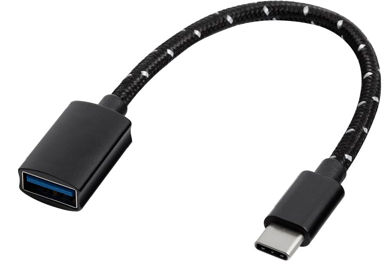 

Переходник GSMIN RT-35 USB 3.0 (F) - Type-C (M) Черный, RT-35