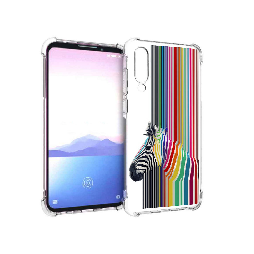 

Чехол MyPads Tocco для Meizu 16XS радужная зебра (PT136345.89.565), Прозрачный, Tocco