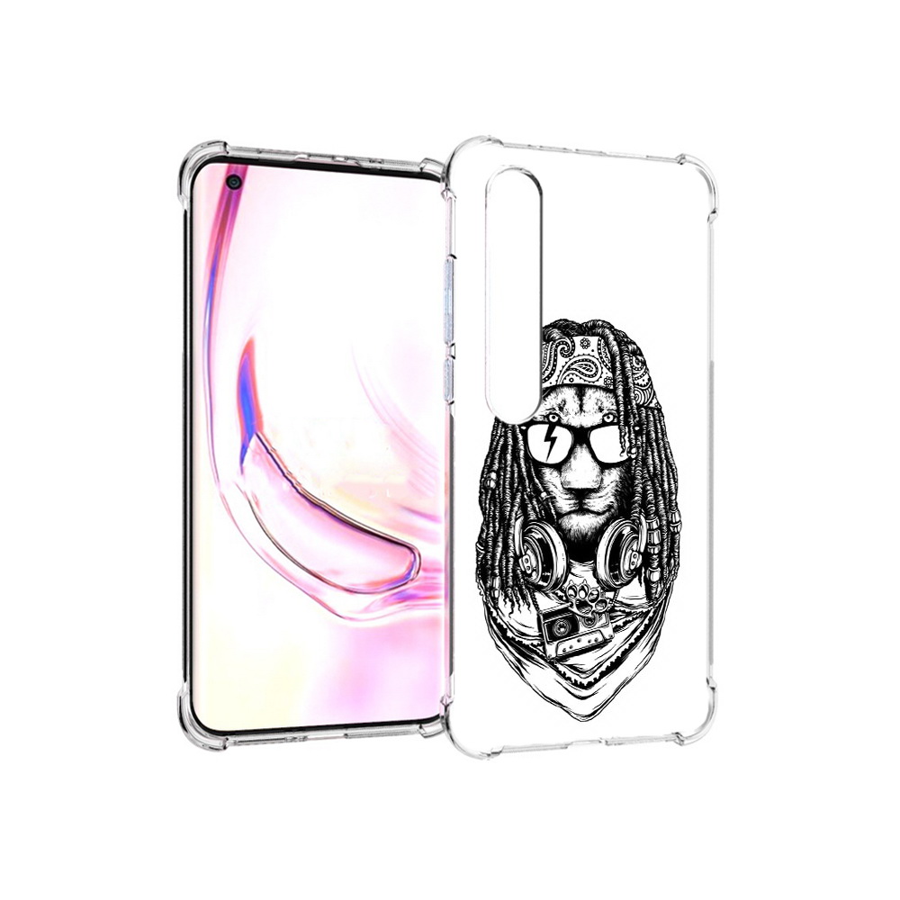 

Чехол MyPads Tocco для Xiaomi Mi 10 Pro дреды льва (PT144585.295.338), Прозрачный, Tocco