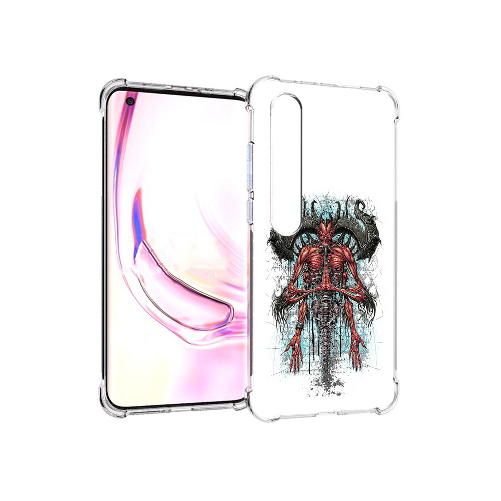 

Чехол MyPads Tocco для Xiaomi Mi 10 Pro дьявол (PT144585.295.340), Прозрачный, Tocco