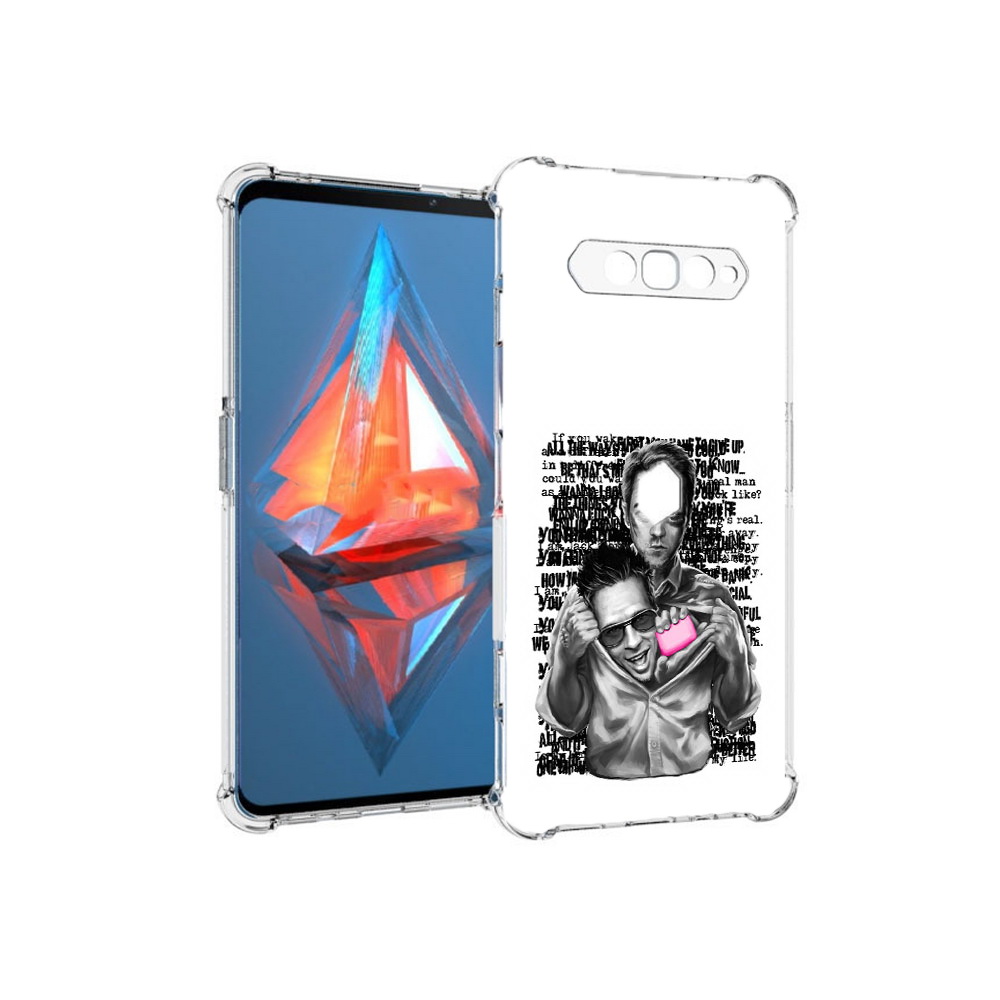 

Чехол MyPads Tocco для Xiaomi Black Shark 4 бойцовский клуб (PT162389.266.242), Прозрачный, Tocco