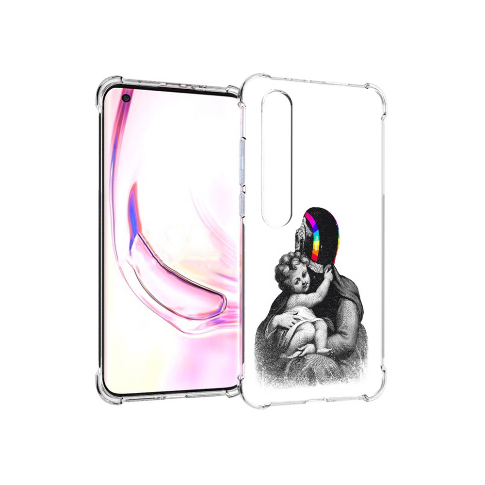 

Чехол MyPads Tocco для Xiaomi Mi 10 Pro защитник в шлеме (PT144585.295.350), Прозрачный, Tocco