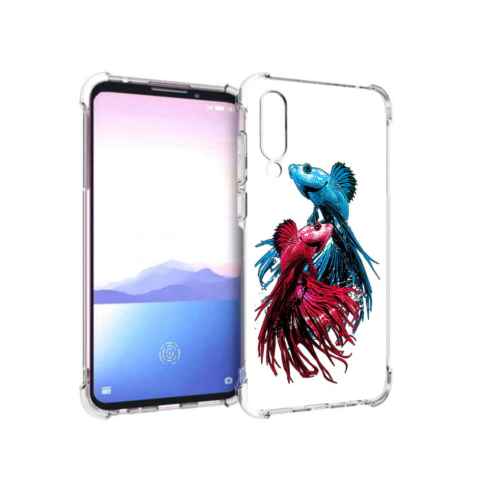 

Чехол MyPads Tocco для Meizu 16XS рыбы петушки (PT136345.89.592), Прозрачный, Tocco