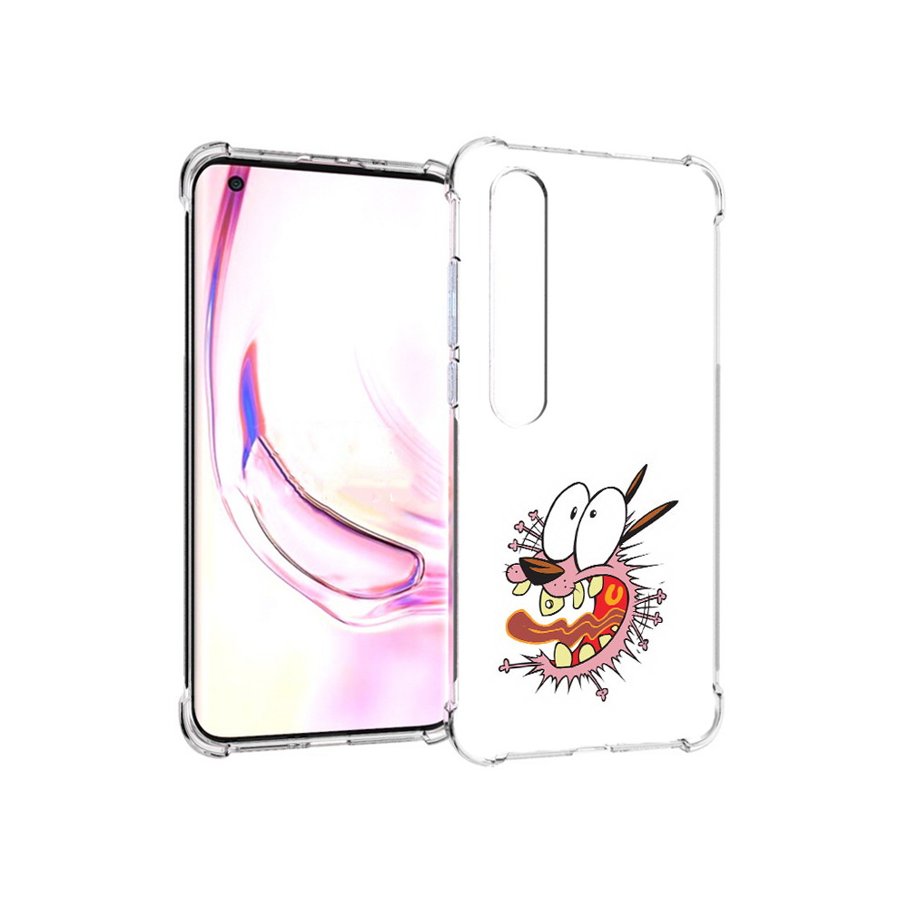 

Чехол MyPads Tocco для Xiaomi Mi 10 Pro испуганный бобик (PT144585.295.381), Прозрачный, Tocco