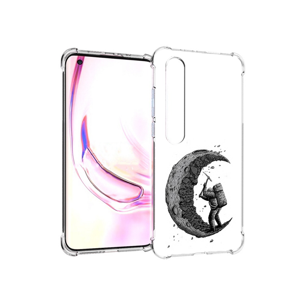 

Чехол MyPads Tocco для Xiaomi Mi 10 Pro камненная луна (PT144585.295.384), Прозрачный, Tocco
