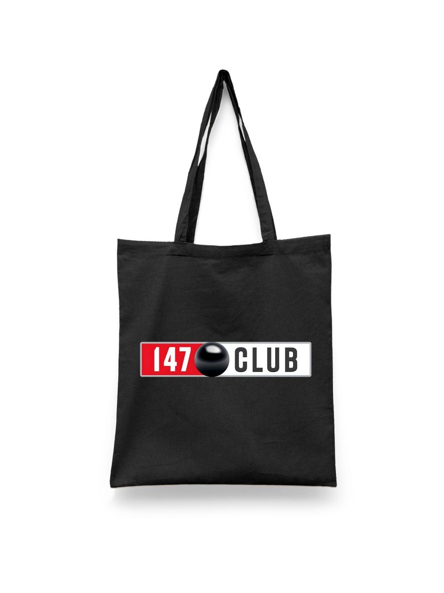 

Шоппер унисекс Каждому Своё Снукер/Бильярд/Club 147 SPBL3, черный, Снукер/Бильярд/Club 147 SPBL3