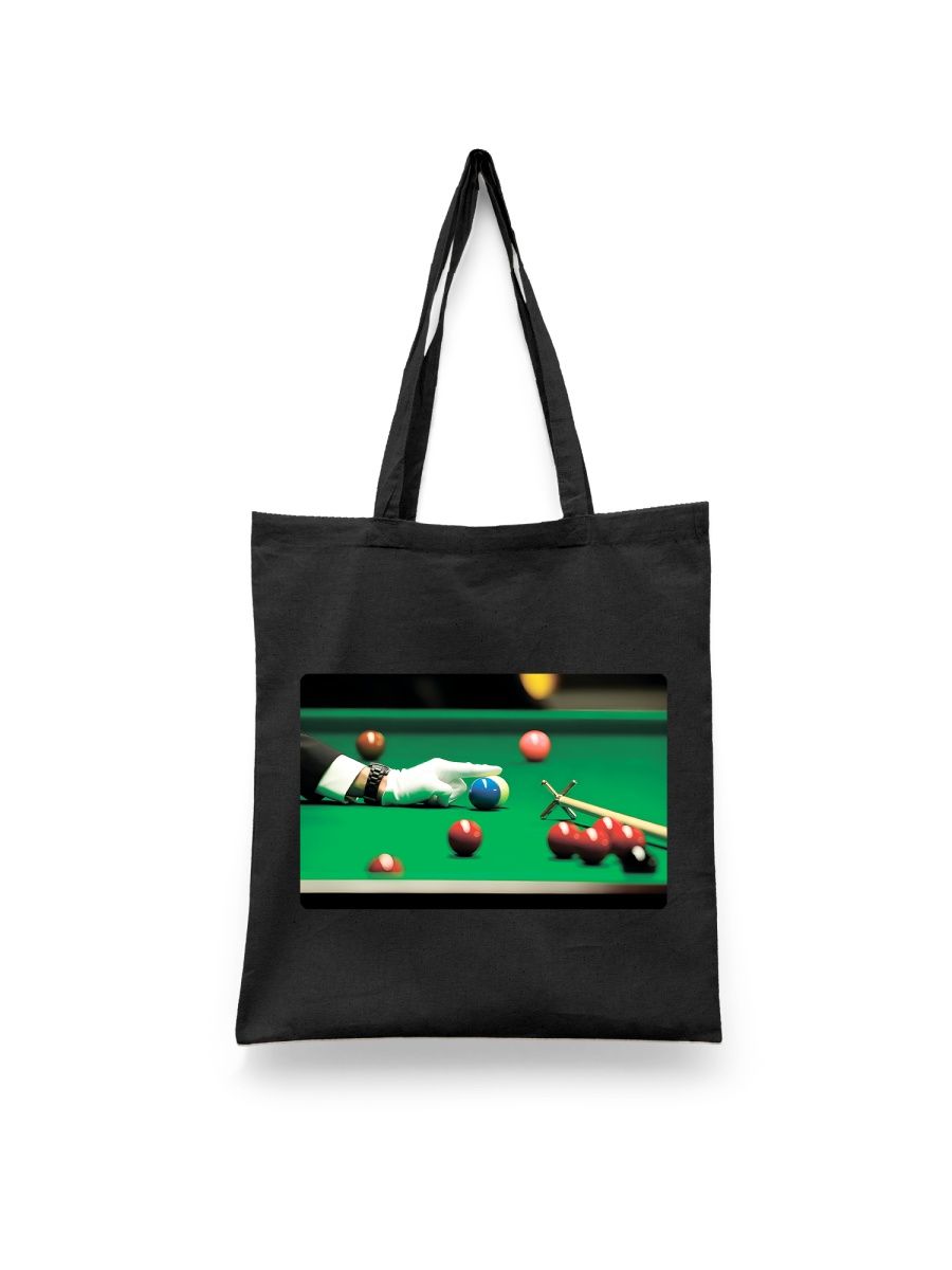 

Шоппер унисекс Каждому Своё Снукер/Бильярд/Club 147 SPBL10, черный, Снукер/Бильярд/Club 147 SPBL10