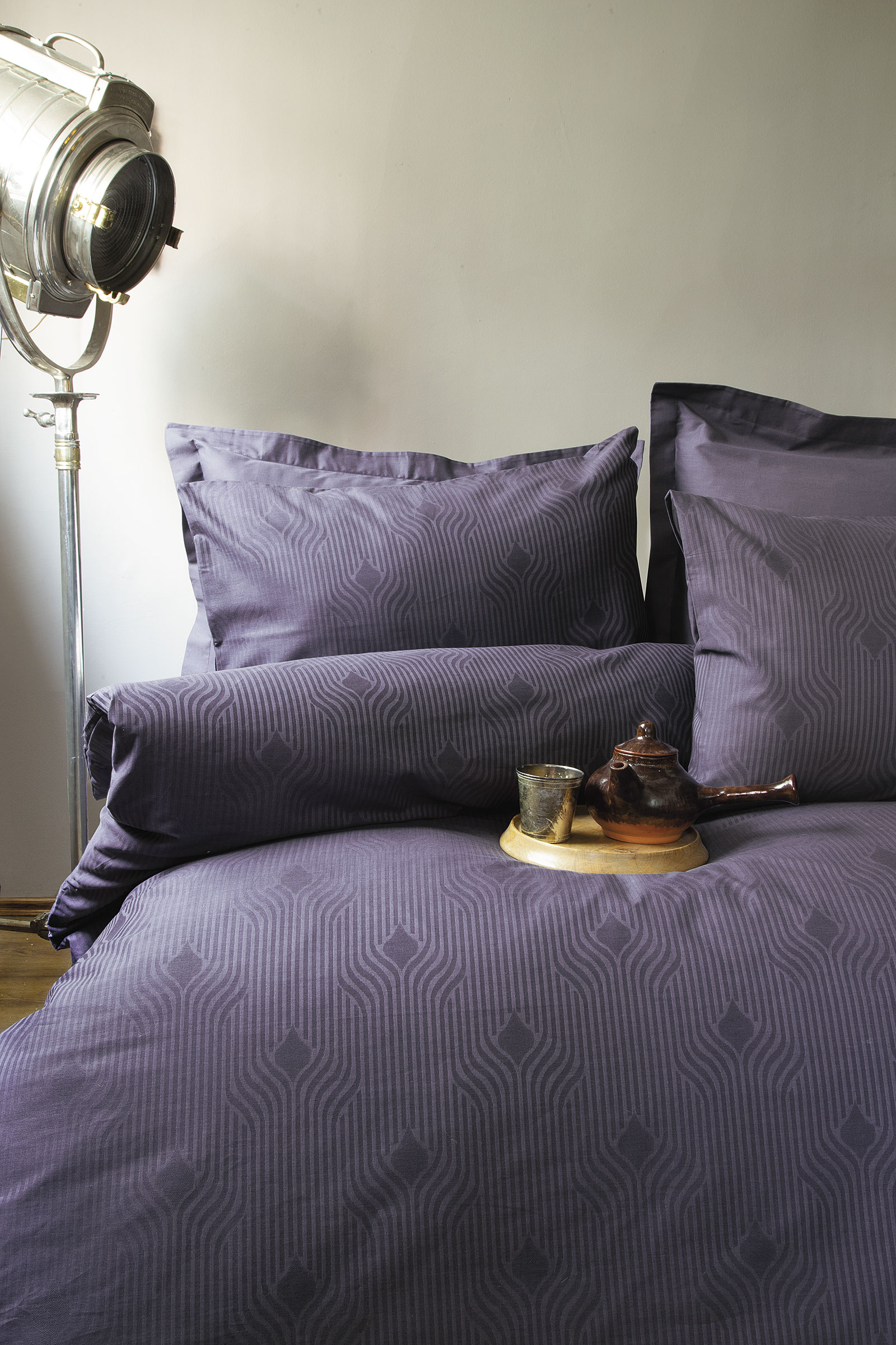

Постельное белье Issimo Home Exclusive Jacquard Botilo D.GREY 220 TC Евро, Евро