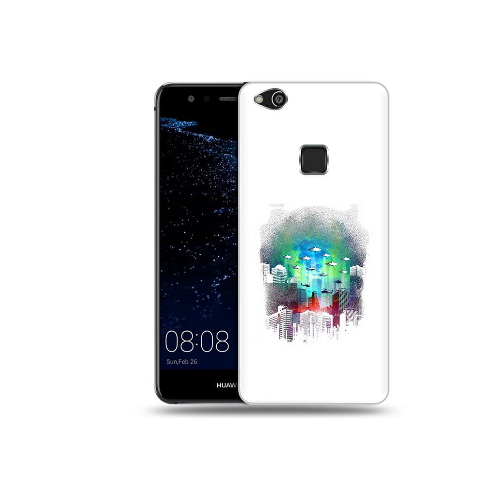 

Чехол MyPads Tocco для Huawei P10 Lite город в свечении (PT62135.59.296), Прозрачный, Tocco
