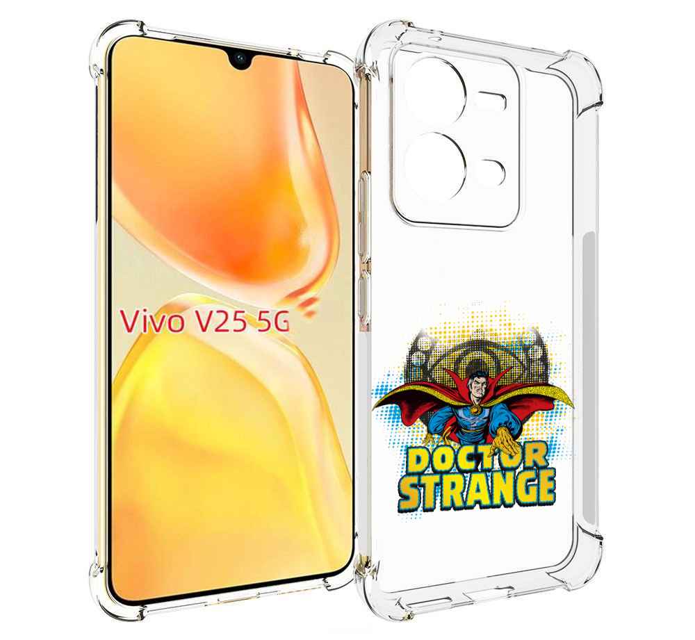 

Чехол MyPads доктор стренж рисунок для Vivo V25 5G / V25e, Прозрачный, Tocco