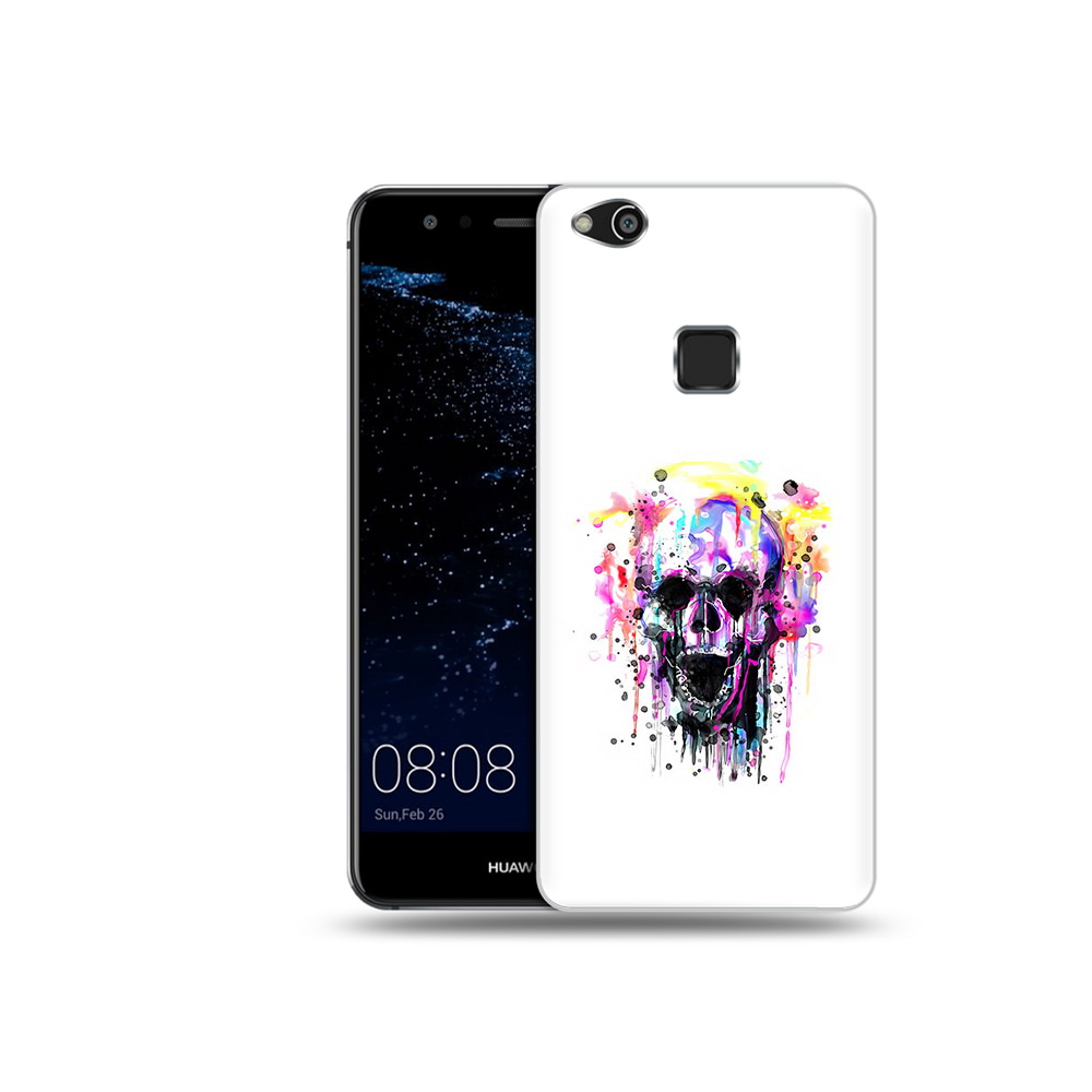 

Чехол MyPads Tocco для Huawei P10 Lite граффити череп (PT62135.59.298), Прозрачный, Tocco