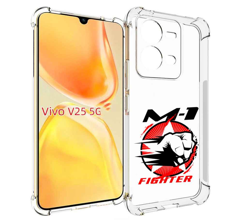 

Чехол MyPads единоборства М-1 для Vivo V25 5G / V25e, Прозрачный, Tocco