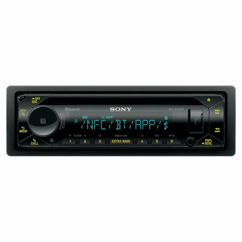 Автомобильная магнитола Sony MEX-N5300BT 1DIN 4x55Вт CD