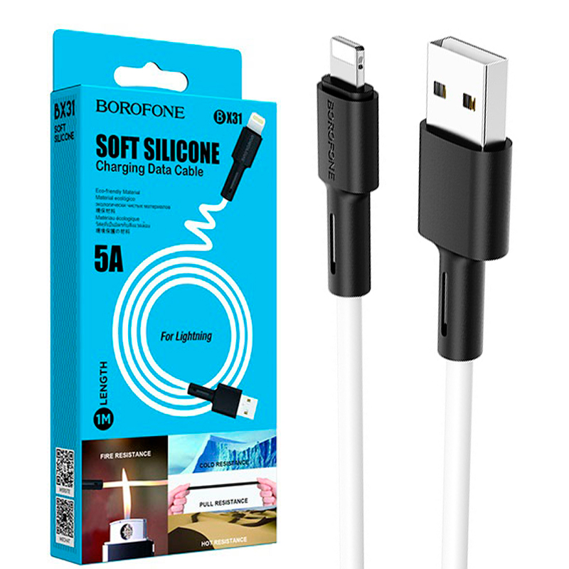 

Кабель lightning - usb Айсотка 1 м белый