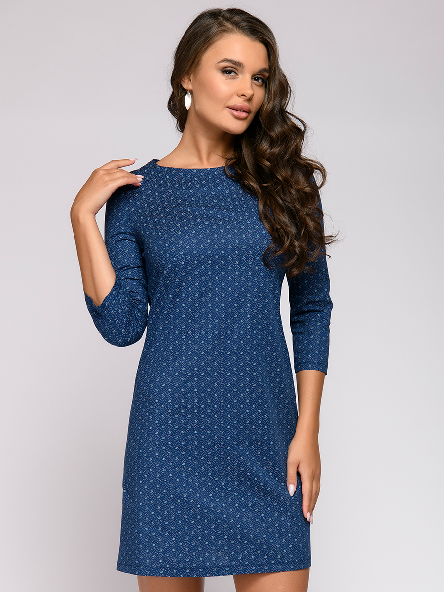 

Платье женское 1001dress 0112001-02198DB синее 46