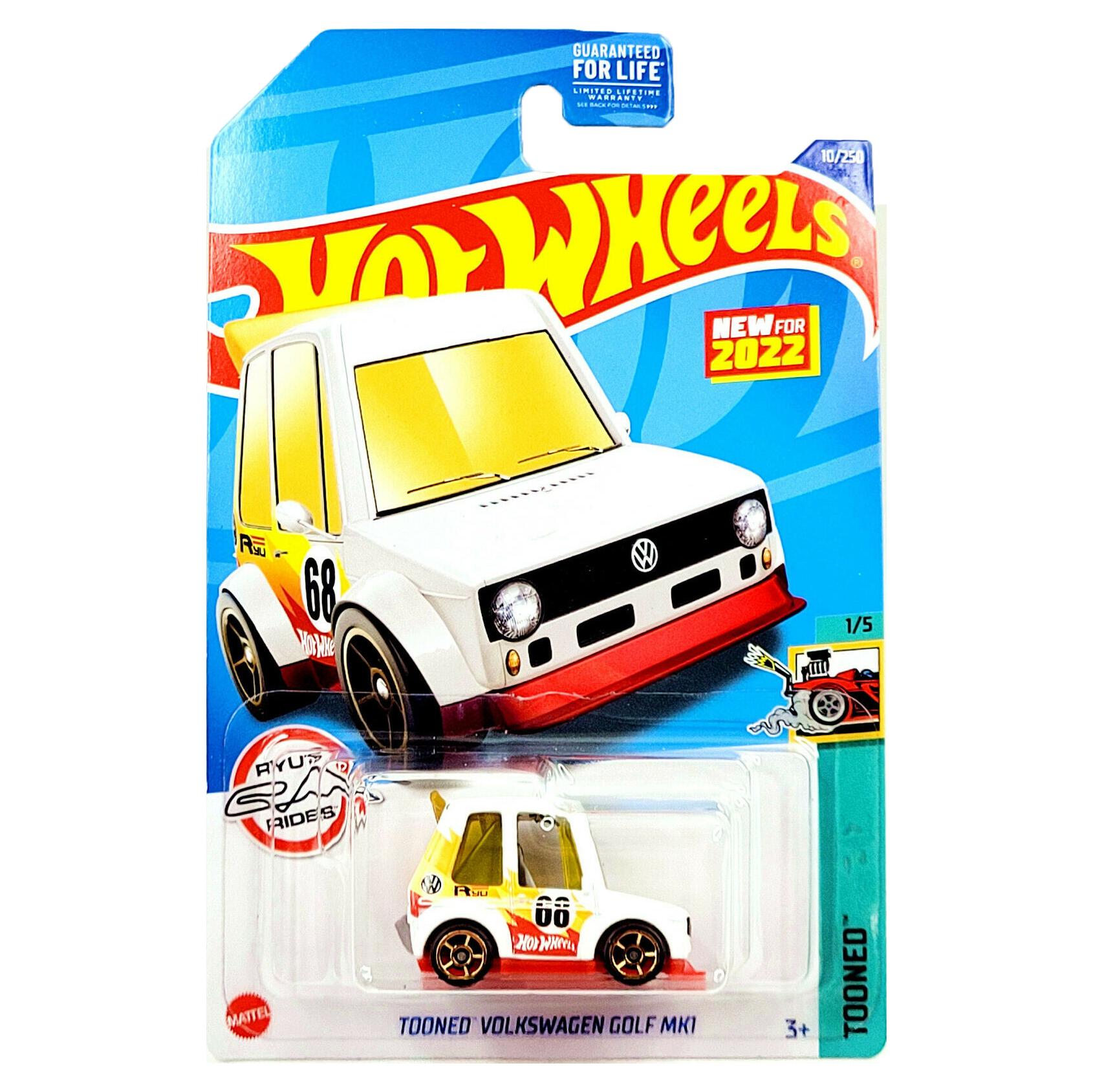 

Машинка Hot Wheels Tooned Volkswagen Golf MK1 C4982/HCT27, Белый