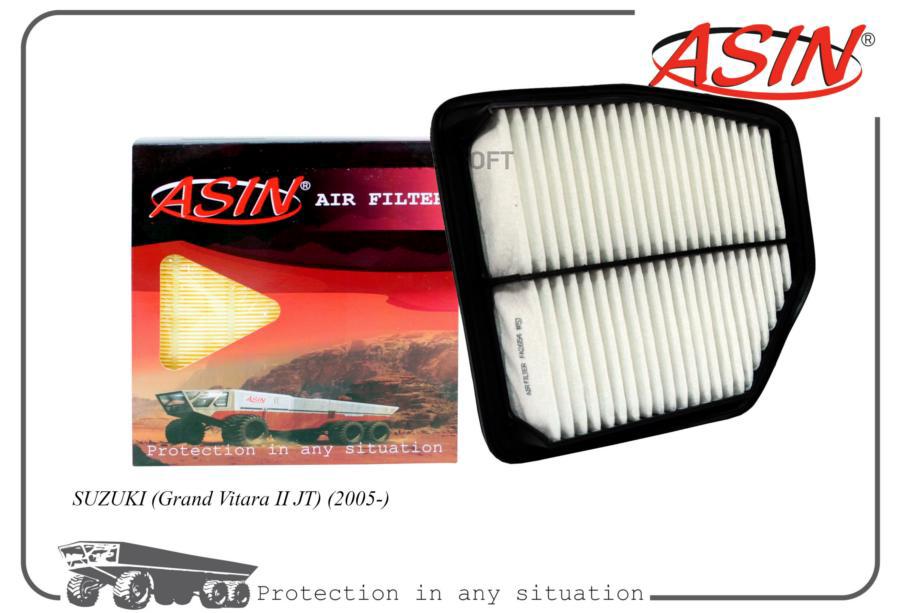 

Фильтр Воздушный Suzuki Grand Vitara 2.4 08- Asin Asinfa2654