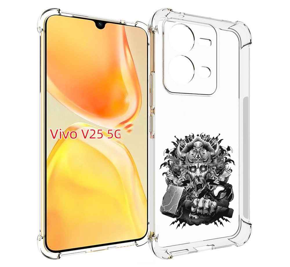 

Чехол MyPads злой тор для Vivo V25 5G / V25e, Прозрачный, Tocco