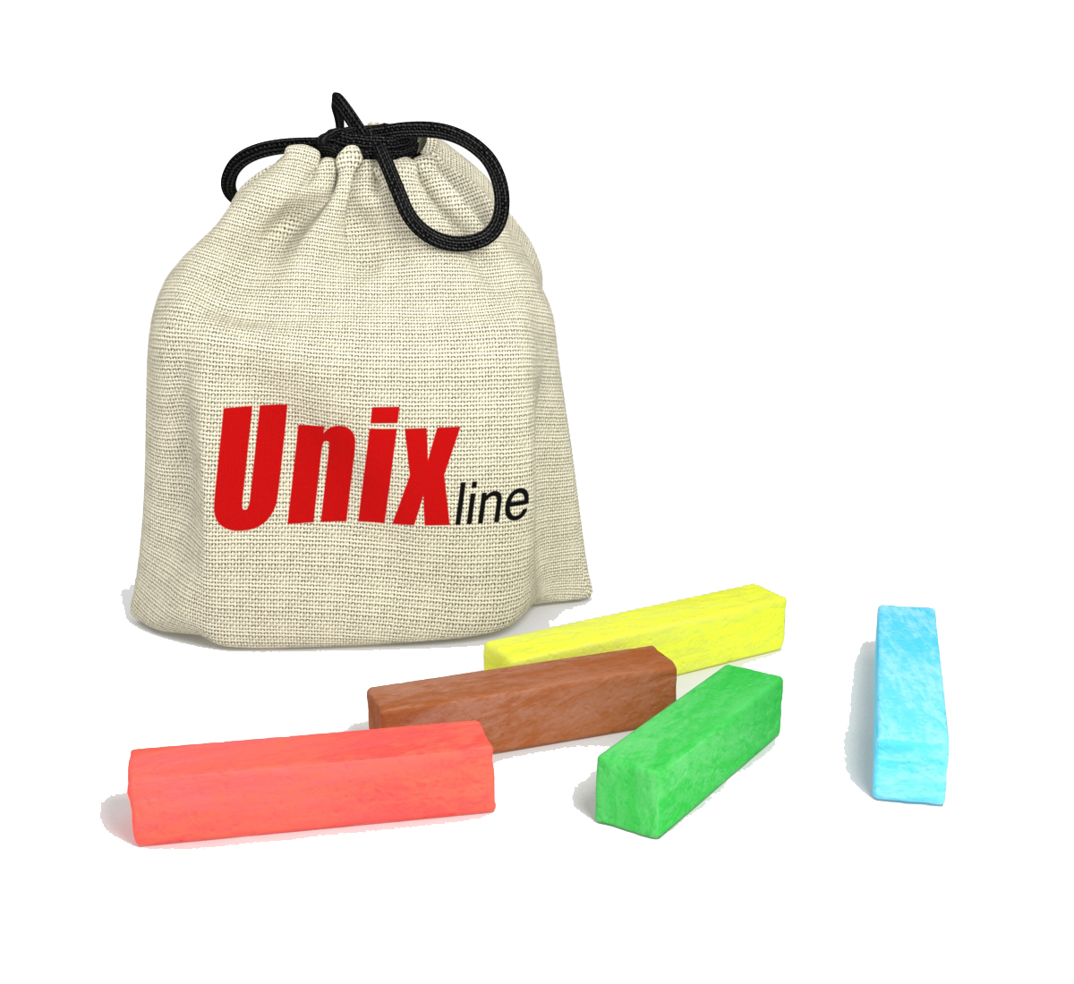 Мелки для рисования на батуте UNIX Line, 5 шт.