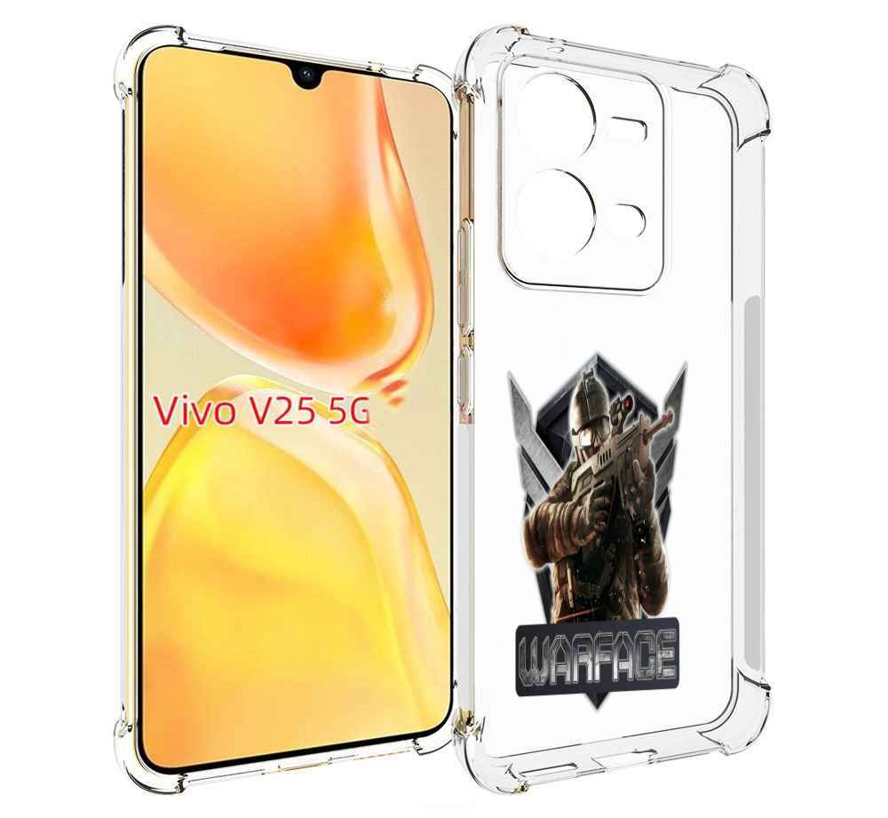 

Чехол MyPads игра про войну для Vivo V25 5G / V25e, Прозрачный, Tocco