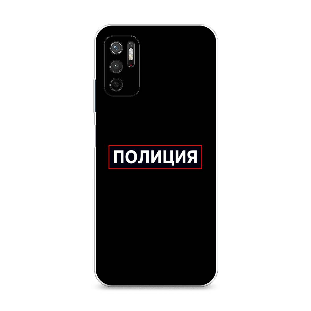 фото Силиконовый чехол "police logo" на xiaomi redmi note 11se awog