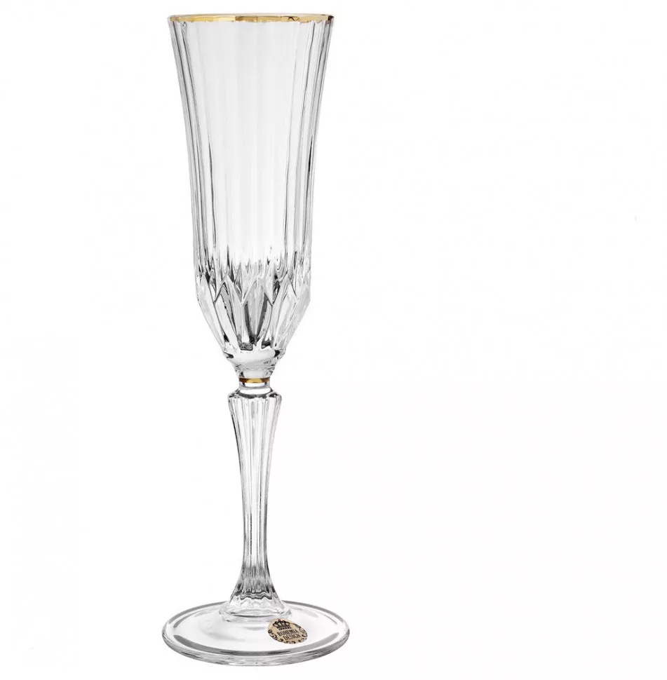 Бокалы для шампанского 180 мл 6 шт Bohemia Design 