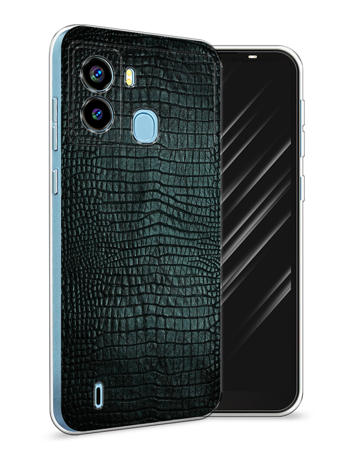 

Чехол Awog на Tecno Pop 6 "Черная змея", Разноцветный, 302050-3