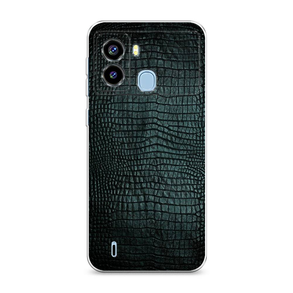 фото Силиконовый чехол "черная змея" на tecno pop 6 awog