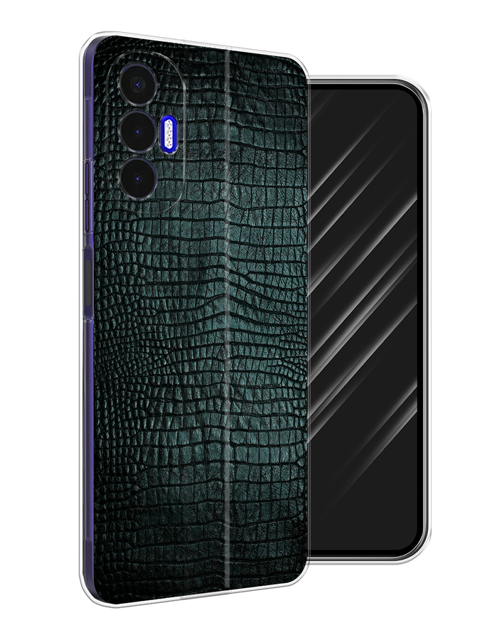 

Чехол Awog на Tecno Pova 3 "Черная змея", Разноцветный, 301550-3