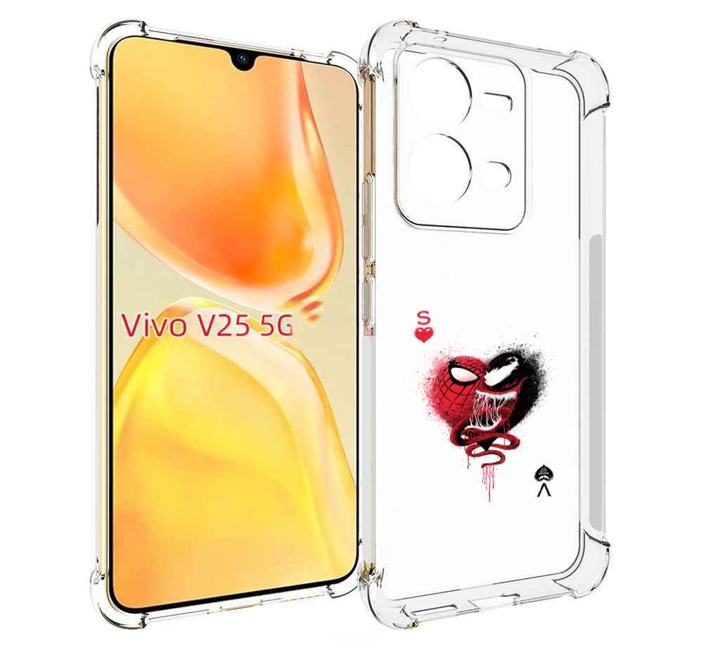 

Чехол MyPads Веном для Vivo V25 5G / V25e, Прозрачный, Tocco
