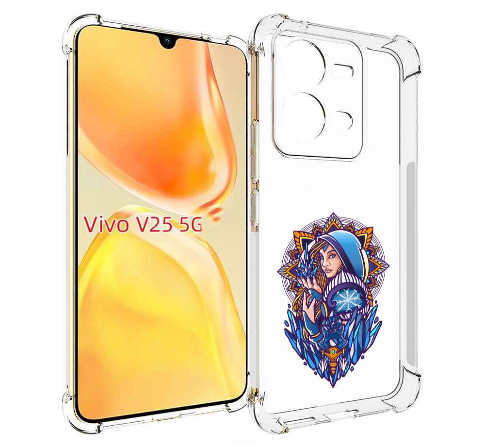 

Чехол MyPads кристал мейден дота 2 для Vivo V25 5G / V25e, Прозрачный, Tocco