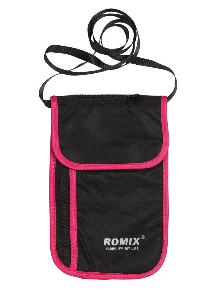 фото Кошелек унисекс romix rh70 pink-black