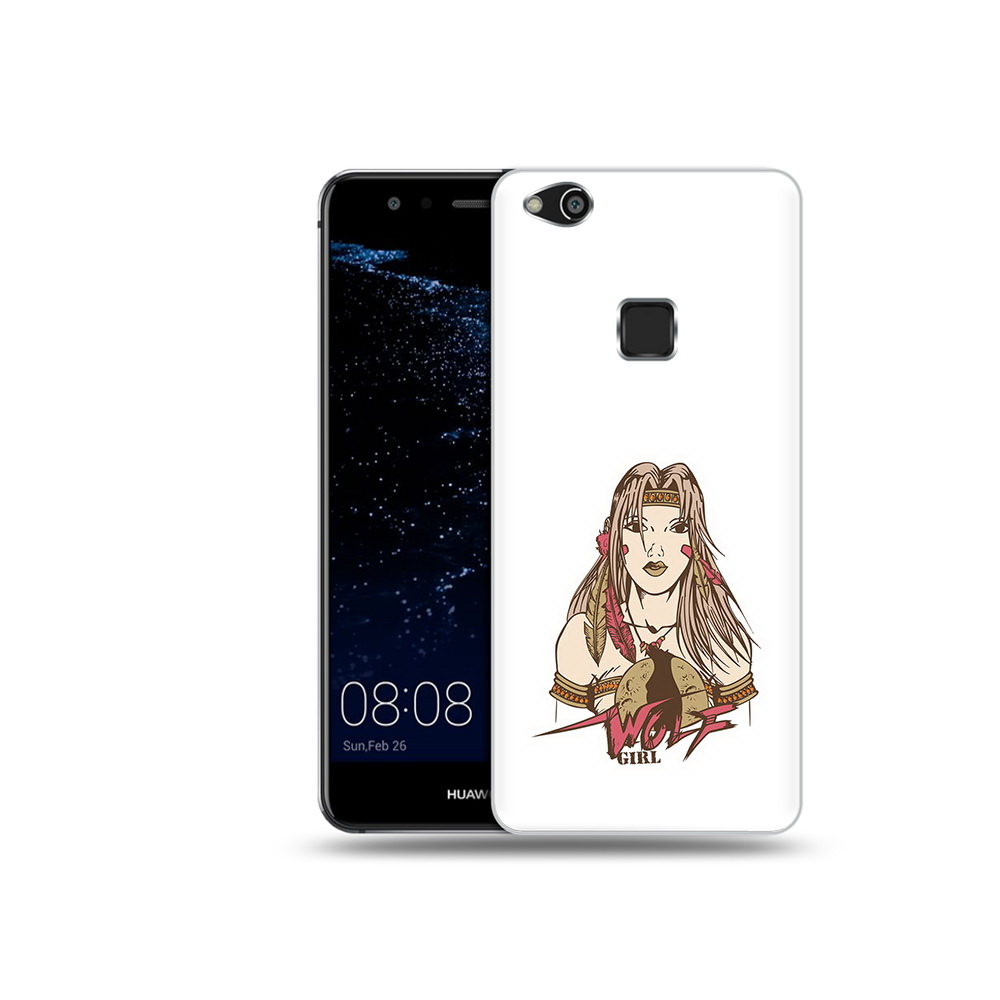

Чехол MyPads Tocco для Huawei P10 Lite девушка волк (PT62135.59.306), Прозрачный, Tocco