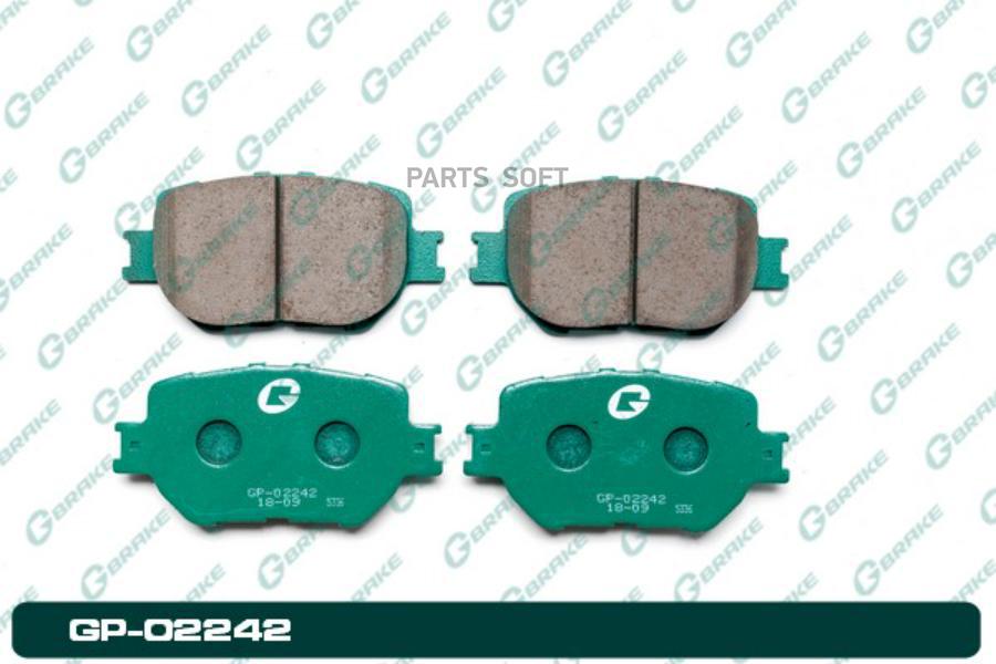 

Тормозные колодки GBRAKE GP02242