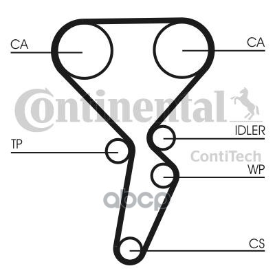 

К-Т Ремень+Ролик Contitech Ct1179wp4 С Помпой ContiTech арт. CT1179WP4