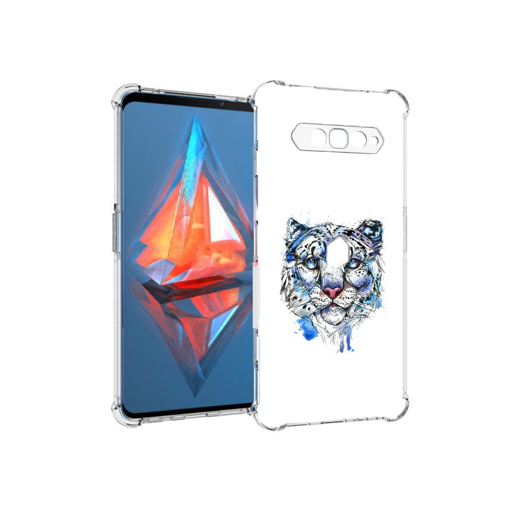 

Чехол MyPads Tocco для Xiaomi Black Shark 4 водяной тигр (PT162389.266.263), Прозрачный, Tocco