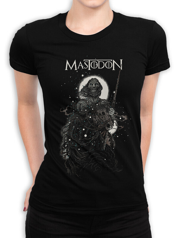 

Футболка женская Dream Shirts Mastodon Женская 10009131 черная L, Mastodon Женская 10009131