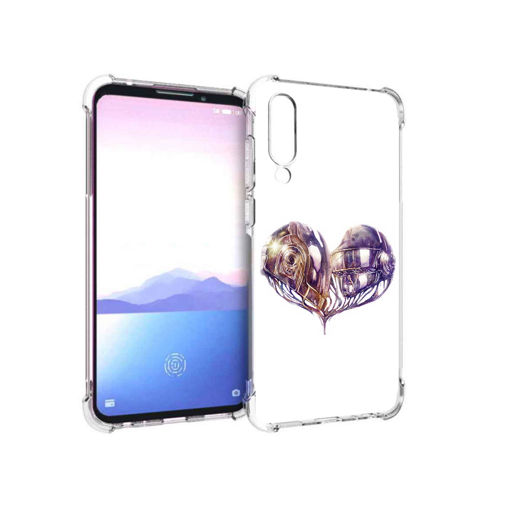 

Чехол MyPads Tocco для Meizu 16XS сердце абстракция (PT136345.89.596), Прозрачный, Tocco
