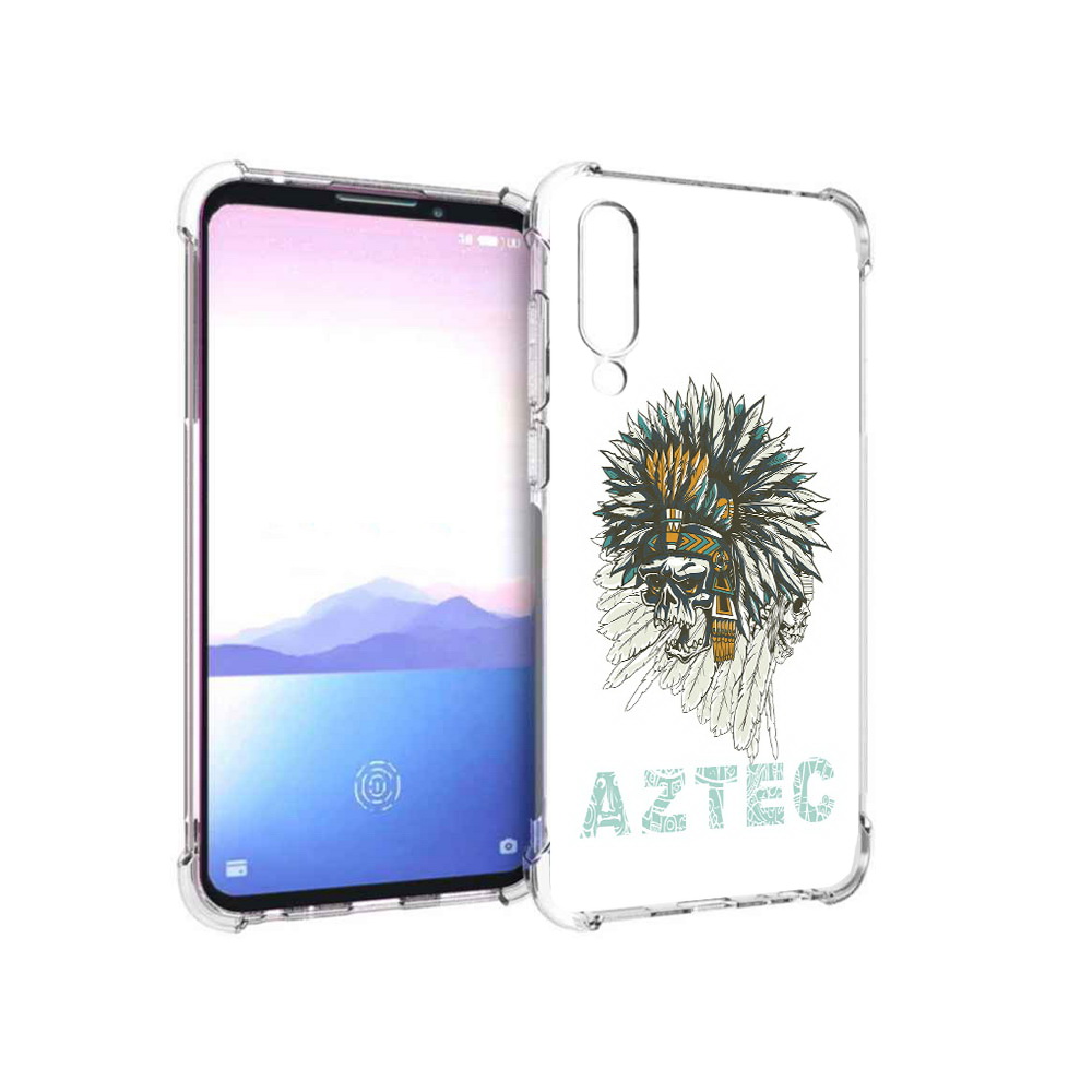 

Чехол MyPads Tocco для Meizu 16XS скелет индеец (PT136345.89.602), Прозрачный, Tocco