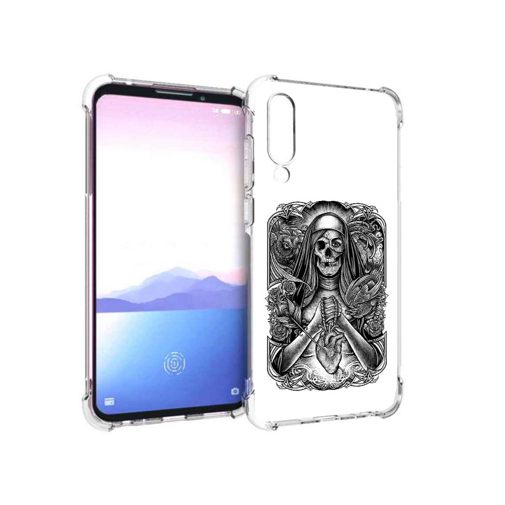

Чехол MyPads Tocco для Meizu 16XS скелет с сердцем (PT136345.89.603), Прозрачный, Tocco