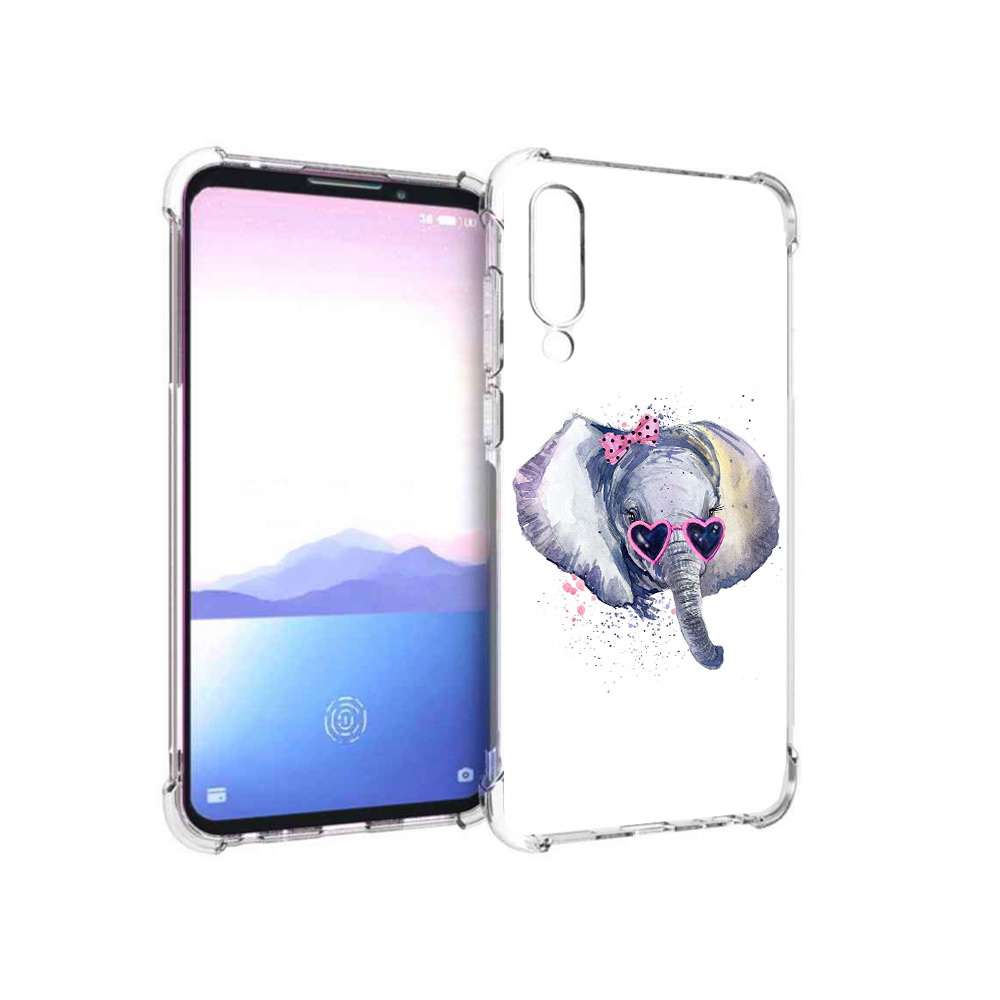 

Чехол MyPads Tocco для Meizu 16XS слоник в очках (PT136345.89.608), Прозрачный, Tocco