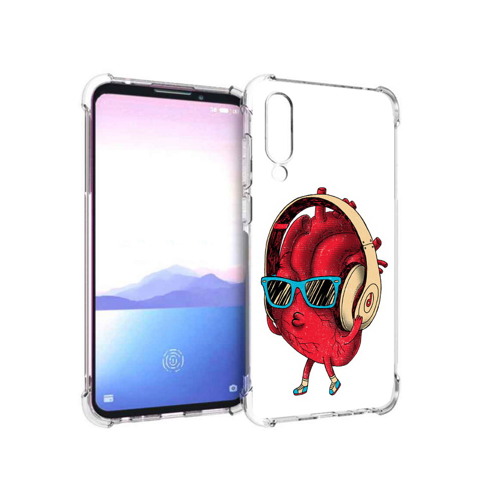 

Чехол MyPads Tocco для Meizu 16XS слушай сердце (PT136345.89.609), Прозрачный, Tocco