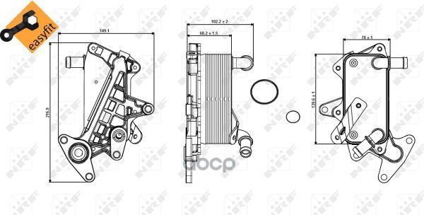 

Теплообменник NRF 31357