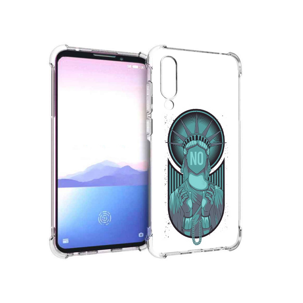 

Чехол MyPads Tocco для Meizu 16XS статуя свободы зеленый (PT136345.89.623), Прозрачный, Tocco